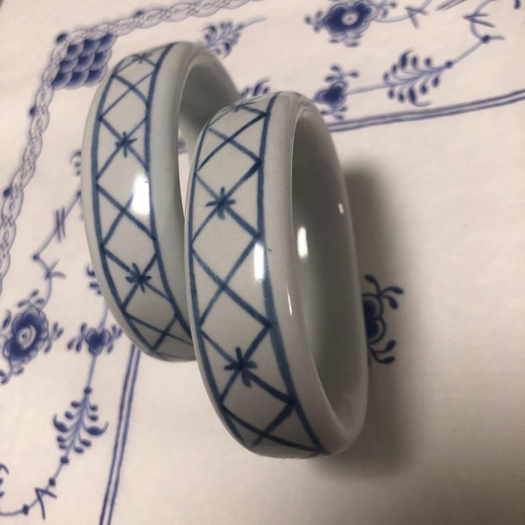 希少　ロイヤルコペンハーゲン　ナプキンリング　2個　トランクェーバー　特典2点付 希少ロイヤルコペンハーゲンナプキンリングトランクェーバー2個セット